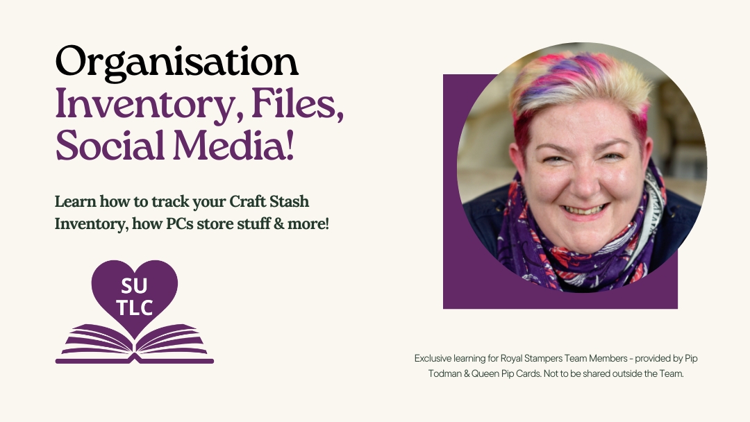 Organising Data & Inventory – By Pip Todman & Julie DiMatteo