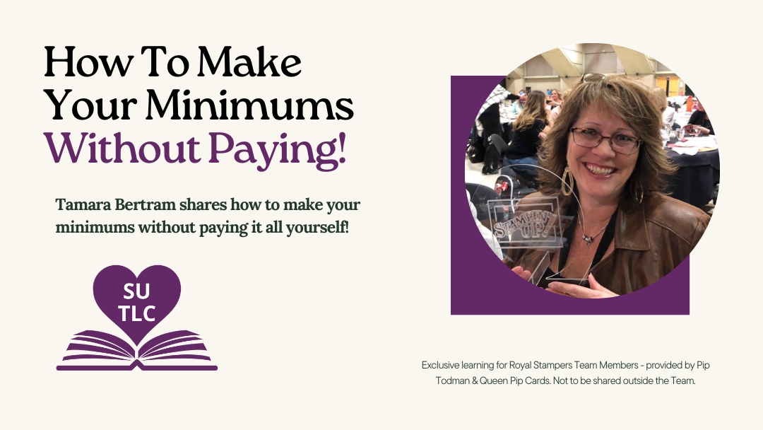 Making Your Minimums – By Tamara Bertram